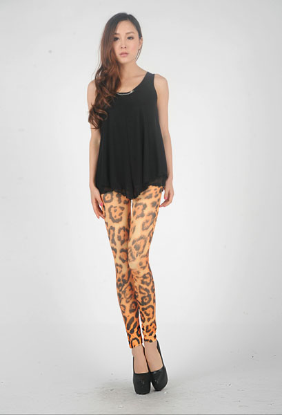 Huge Leopard Legging